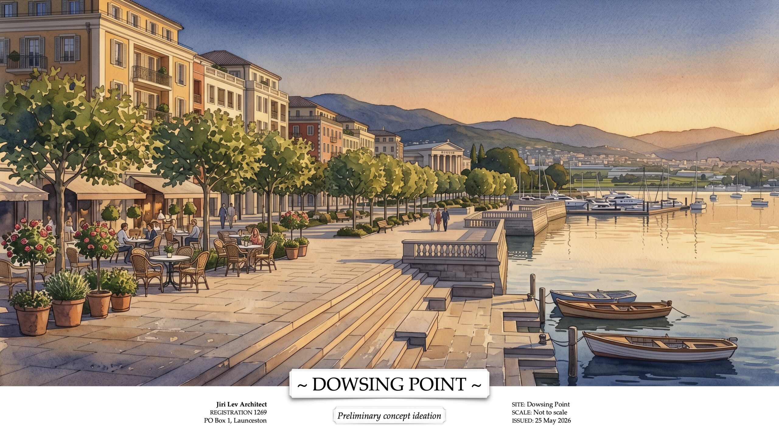 Dowsing Point housing masterplan concept